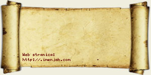 Kristina Nedić vizit kartica